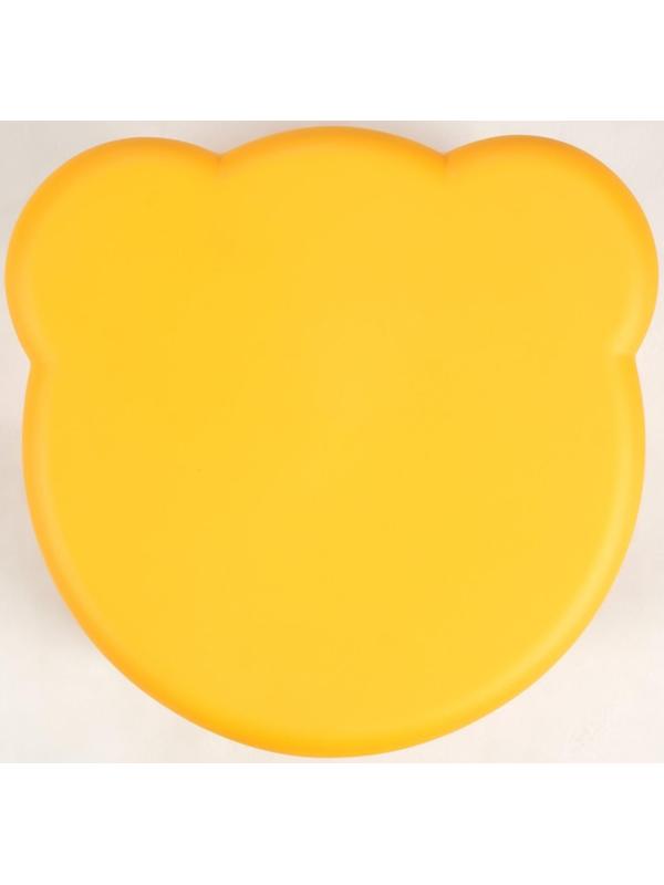 Детский табурет Медвежонок желтый