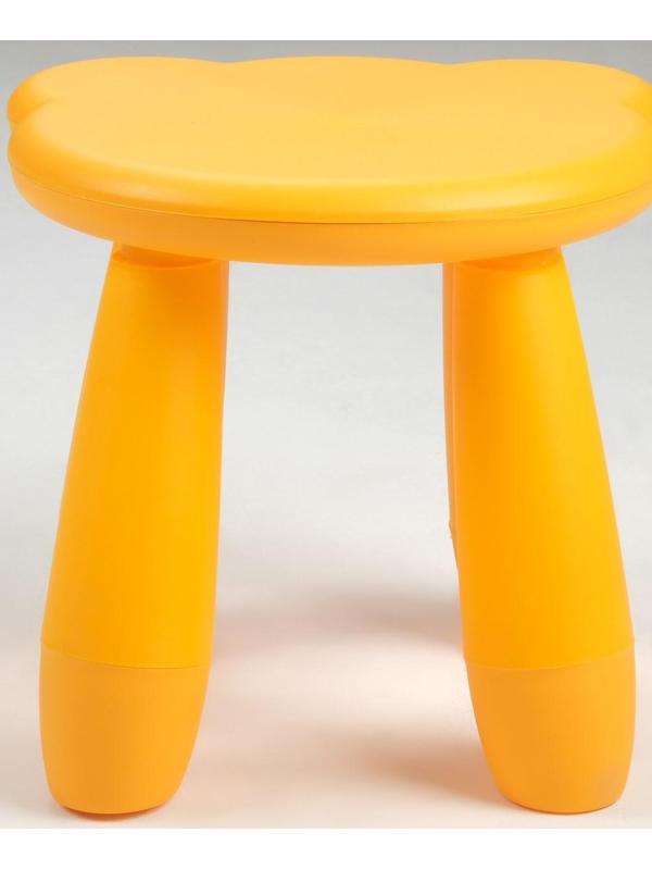 Детский табурет Медвежонок желтый