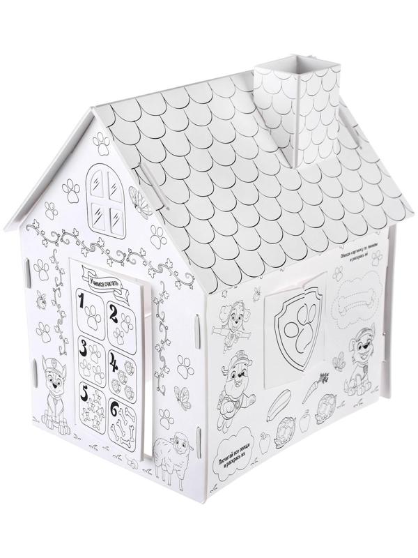 Домик-раскраска 3 в 1 Paw patrol, набор для творчества