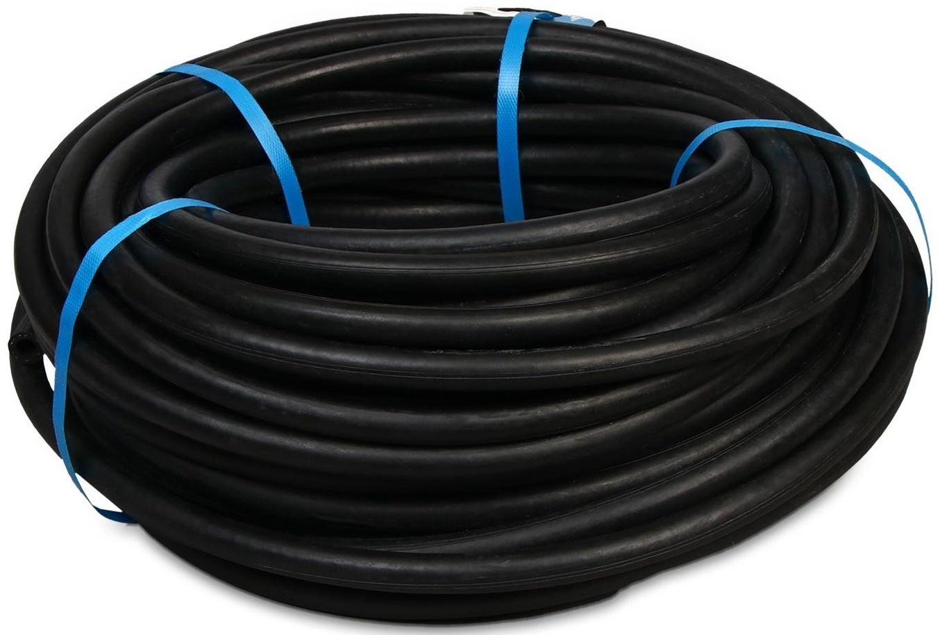 Шланг резиновый, d = 9 мм, L = 50 м, газовый, 1 класс, чёрный