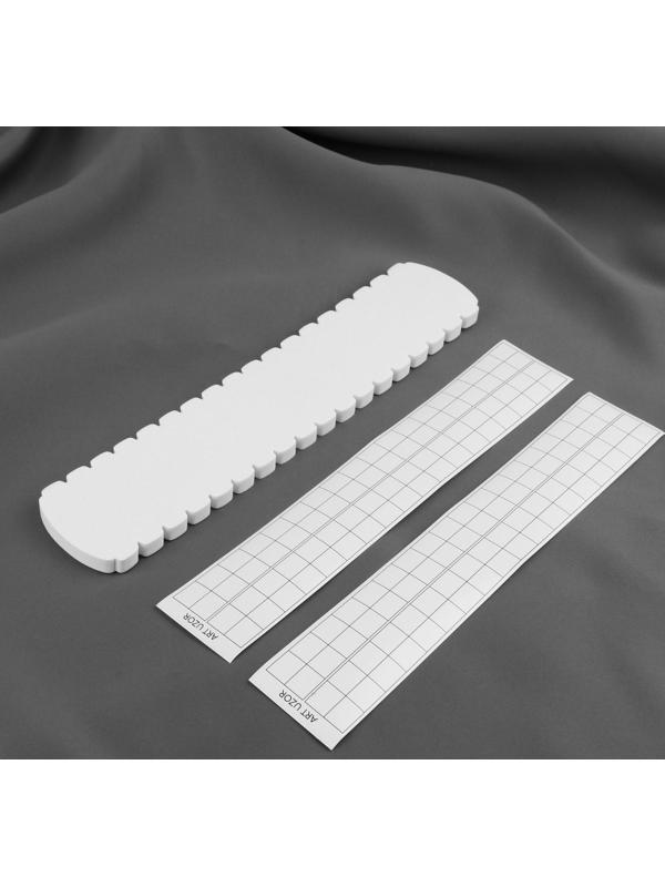 Органайзер для ниток мулине на 36 цветов, с наклейками, 27 см, цвет белый