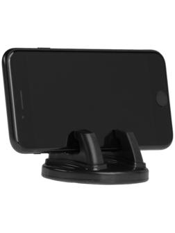 Держатель телефона, на клейкой основе, поворотный, черный