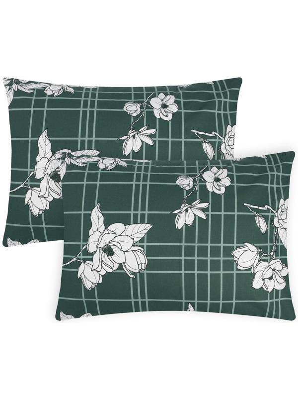 Комплект наволочек Этель Spring time 50х70 см - 2 шт, цвет серый, 100% хлопок, поплин