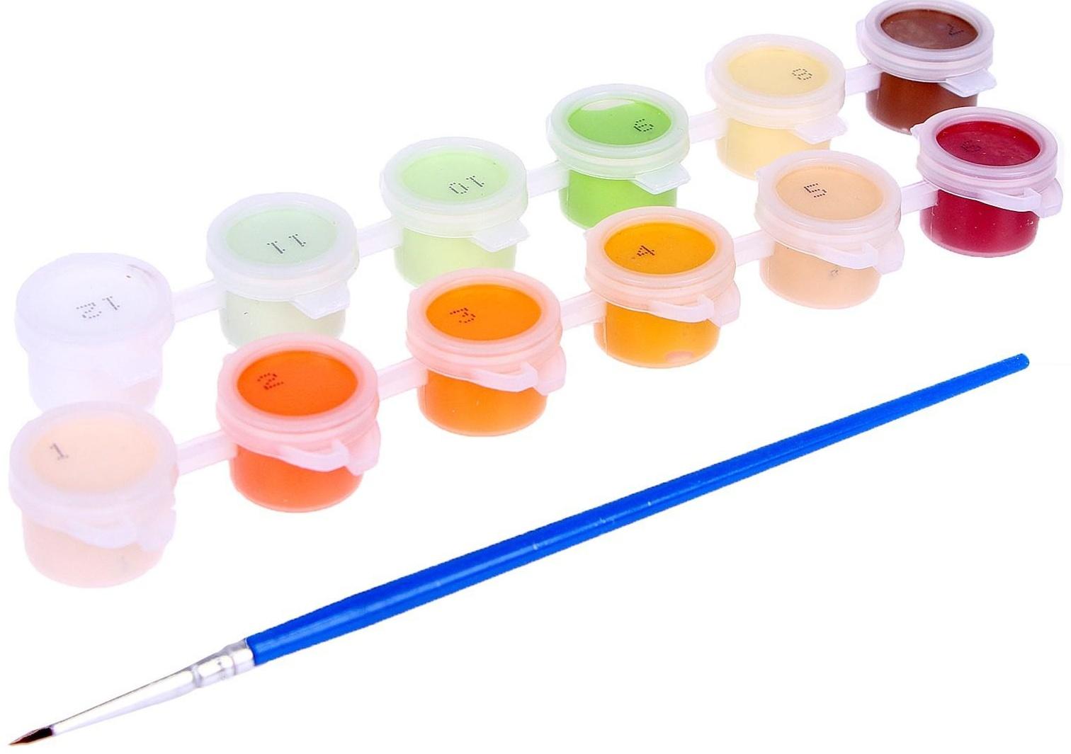 Картина по номерам на холсте с подрамником «Грациозная кошка», 20х20 см