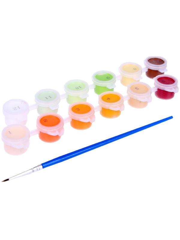 Картина по номерам на холсте с подрамником «Грациозная кошка», 20х20 см