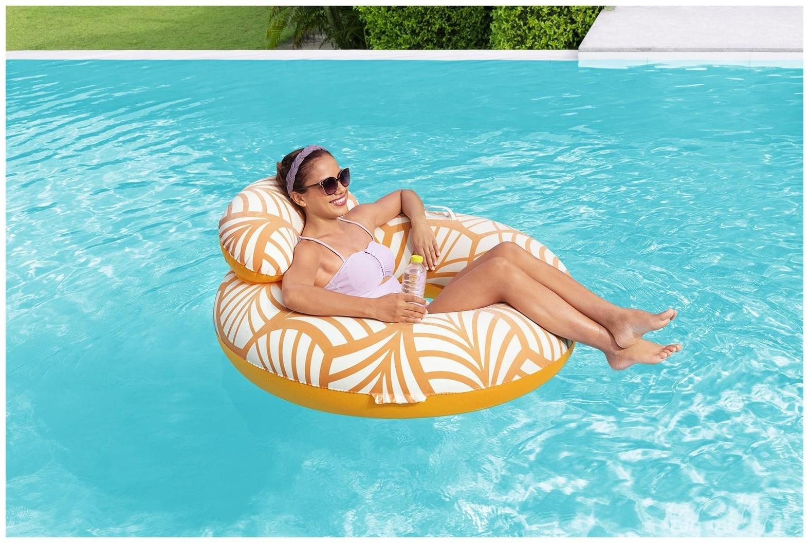Круг для плавания с подушкой 118 x 117 см 43643