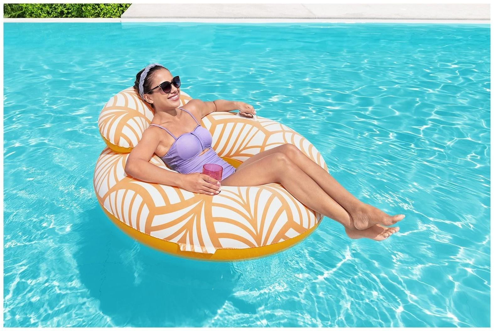 Круг для плавания с подушкой 118 x 117 см 43643