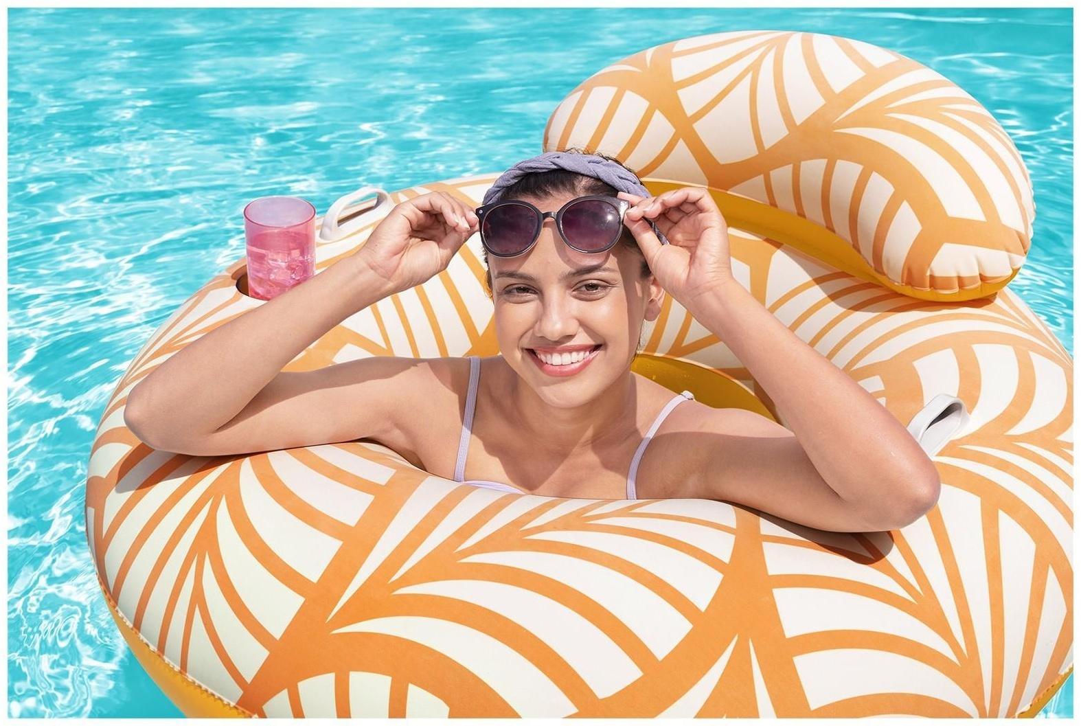 Круг для плавания с подушкой 118 x 117 см 43643