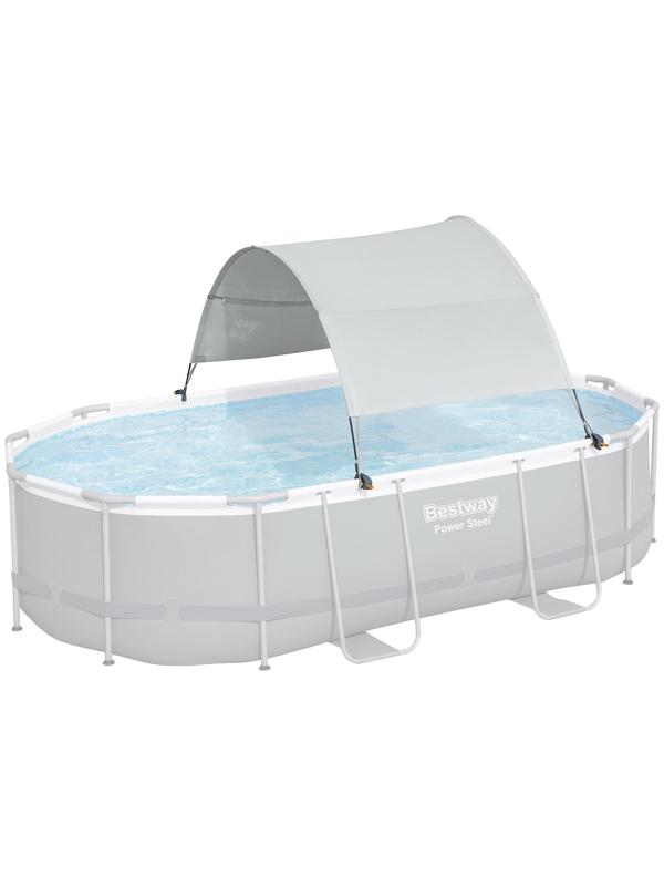 Навес для каркасного бассейна шириной бортов 210-340 см 58746