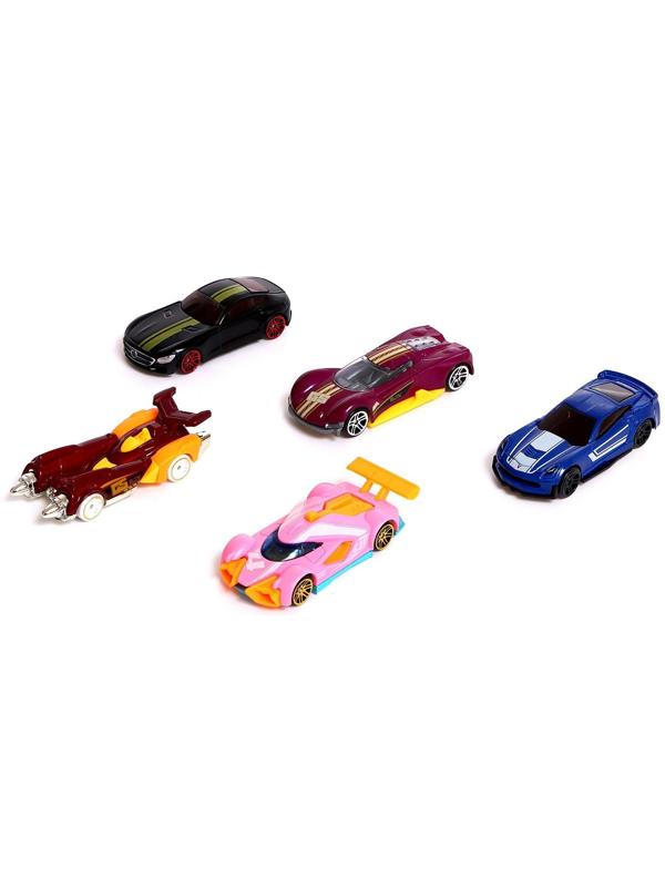 Набор металлических машин Hot Car, 5 шт.