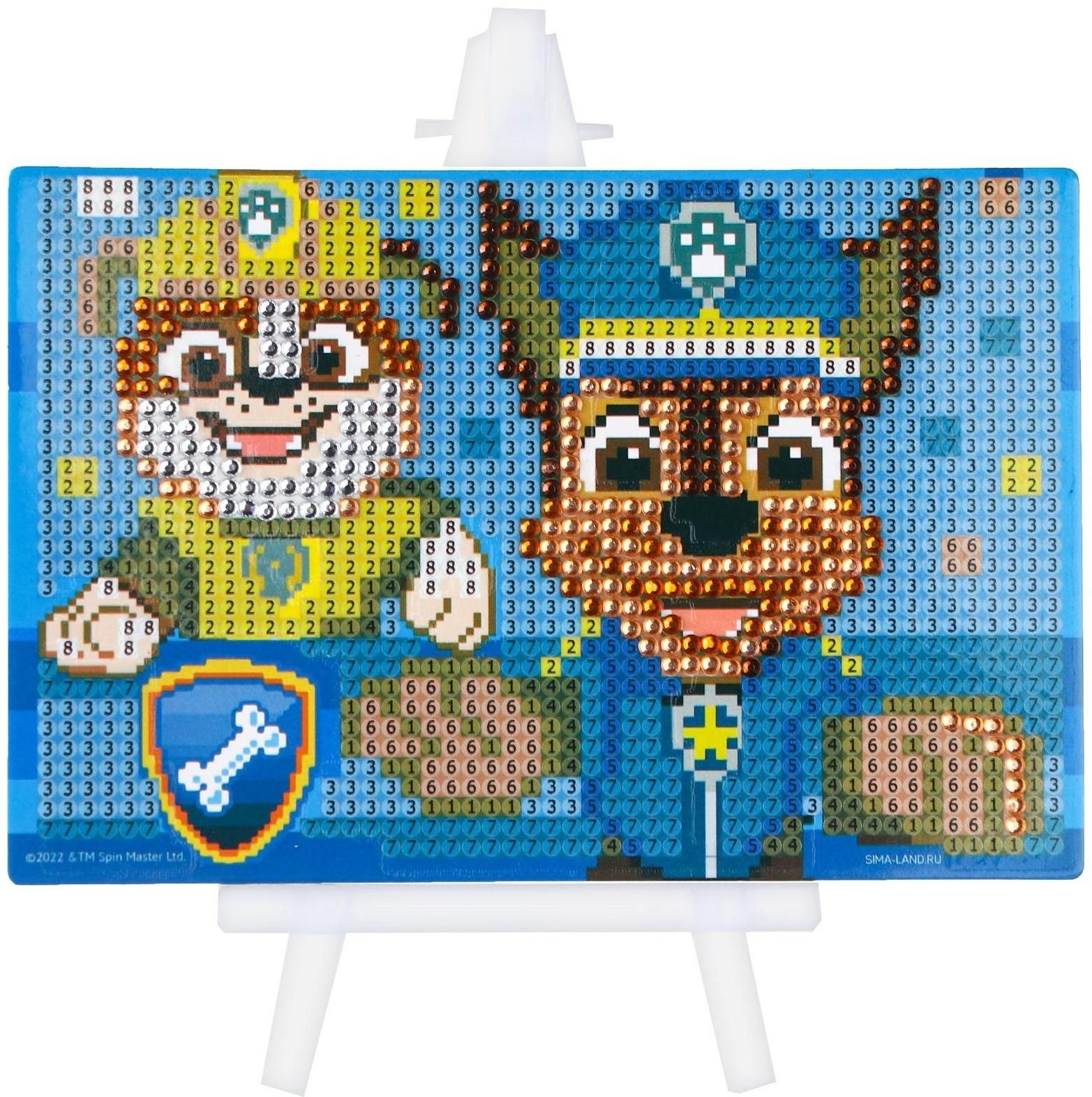Алмазная мозаика для детей Paw Patrol 