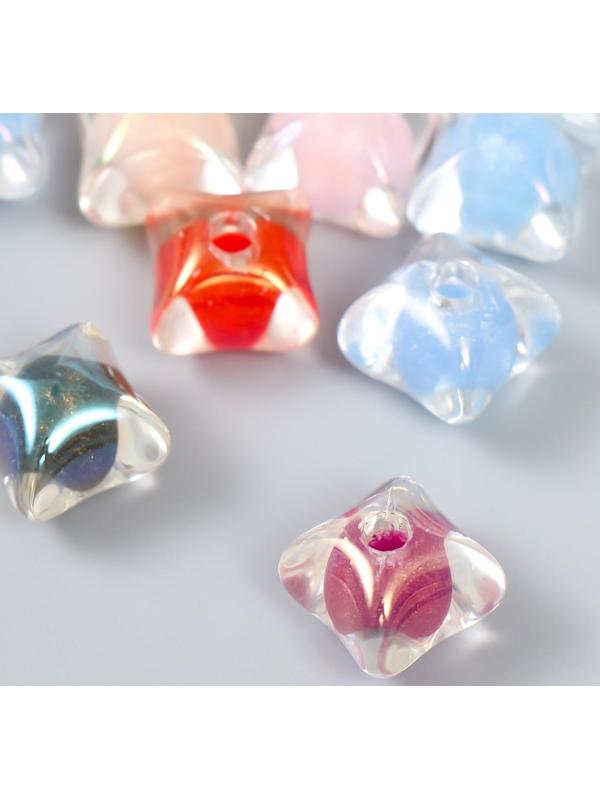 Бусина акрил с несквозным отверстием 