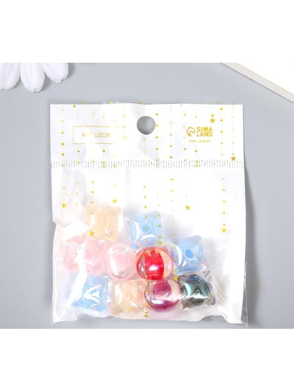 Бусина акрил с несквозным отверстием 