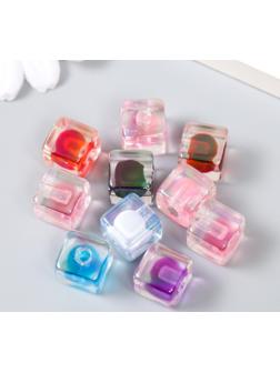 Бусина акрил с несквозным отверстием 