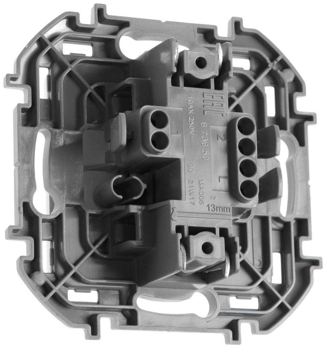 Переключатель Legrand INSPIRIA, 1-кл, 10 AX, 250 В, Белый