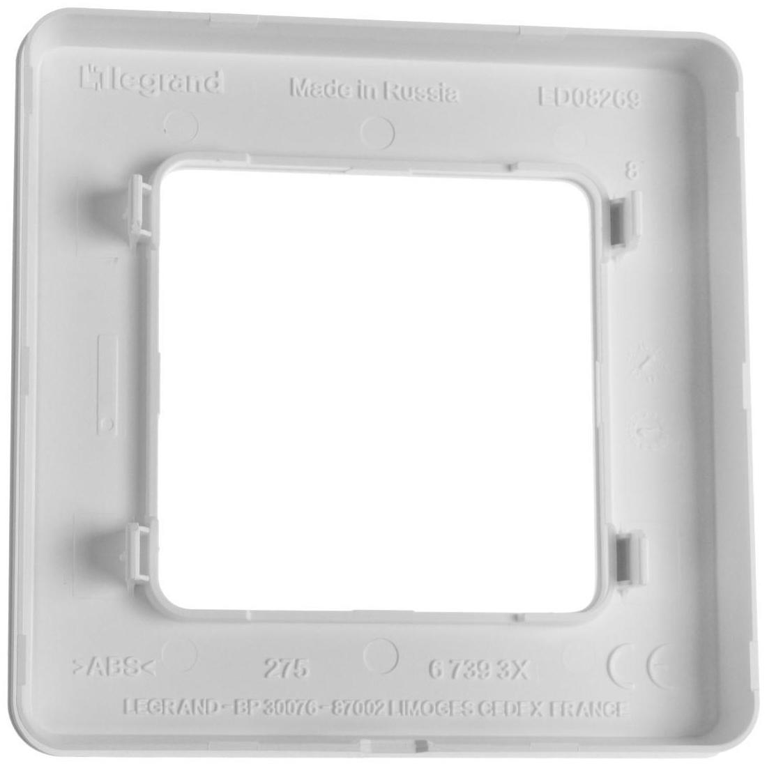 Рамка Legrand INSPIRIA, 1 пост, Белый