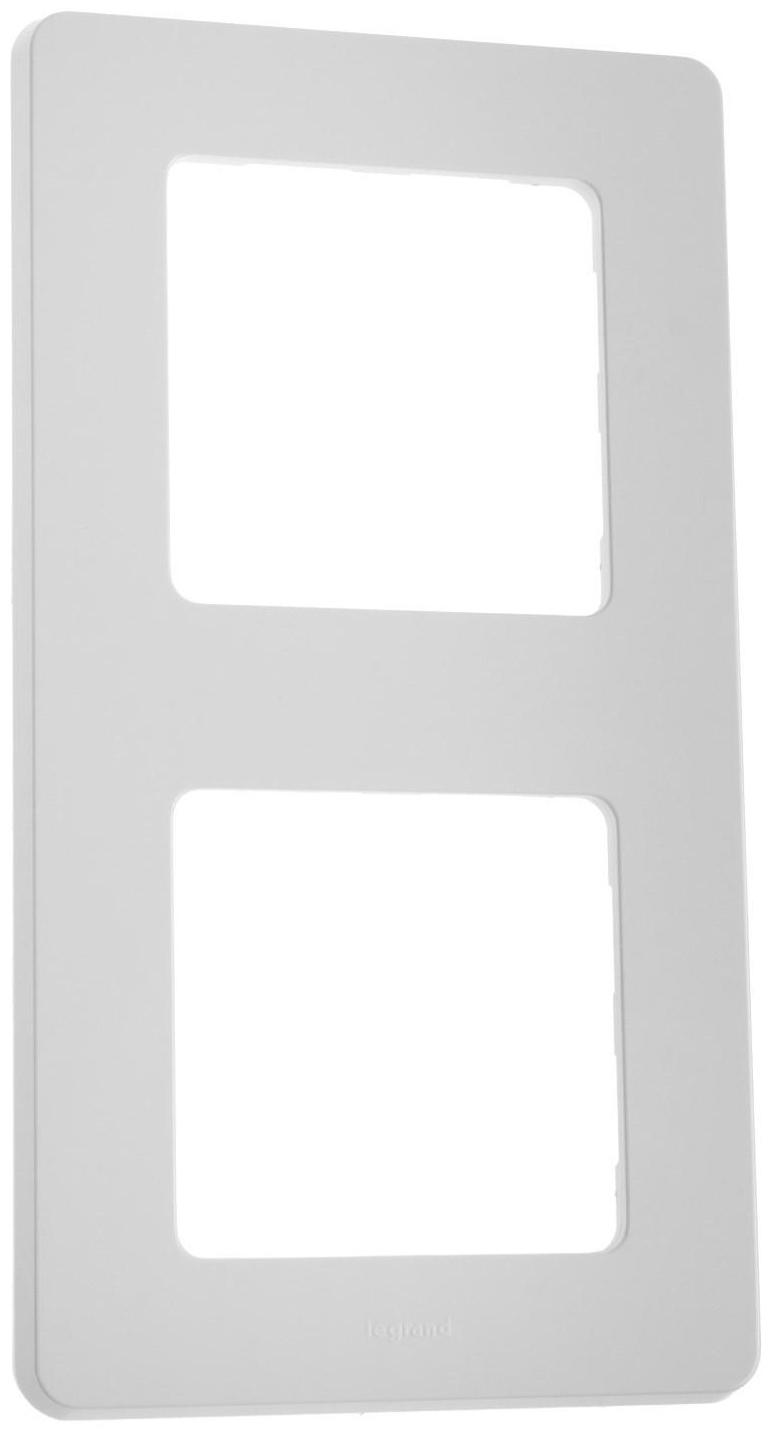 Рамка Legrand INSPIRIA, 2 пост, Белый