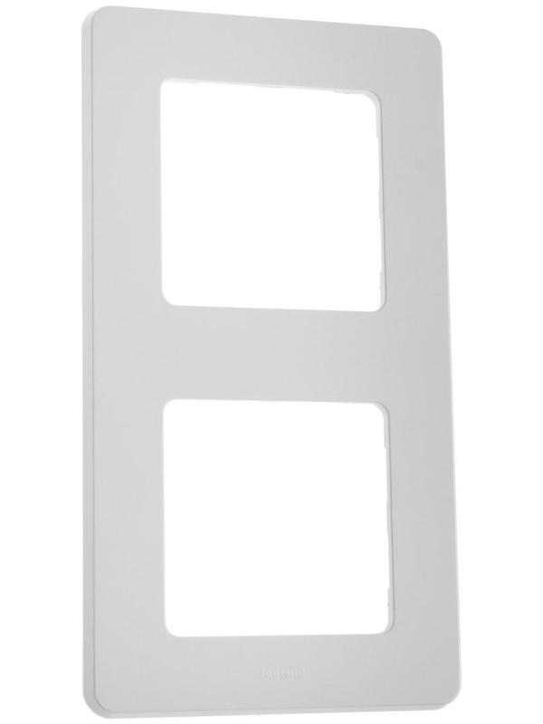 Рамка Legrand INSPIRIA, 2 пост, Белый