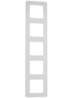 Рамка Legrand INSPIRIA, 5 пост, Белый