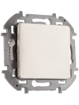 Переключатель Legrand INSPIRIA, промежуточный, винт.клеммы, 10 AX, 250 В, Слоновая кость