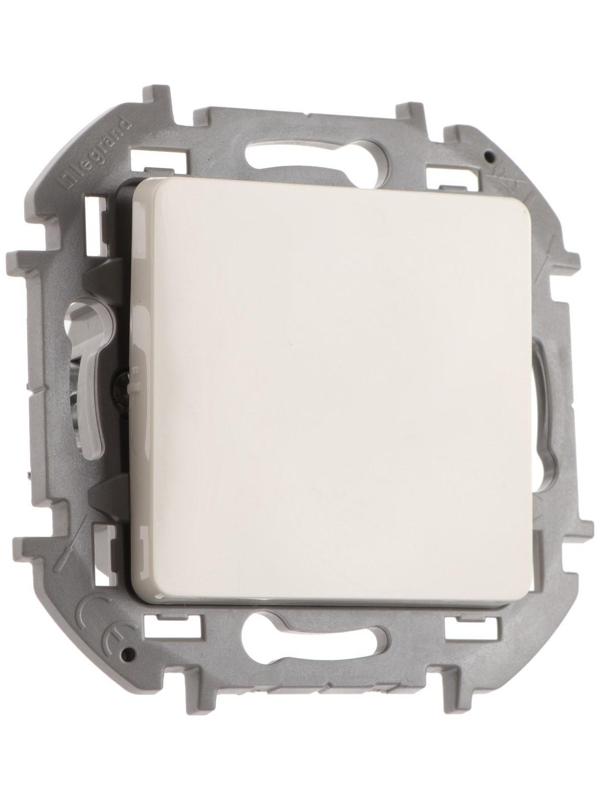 Переключатель Legrand INSPIRIA, промежуточный, винт.клеммы, 10 AX, 250 В, Слоновая кость