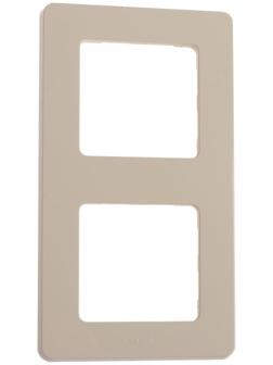 Рамка Legrand INSPIRIA, 2 пост, Слоновая кость