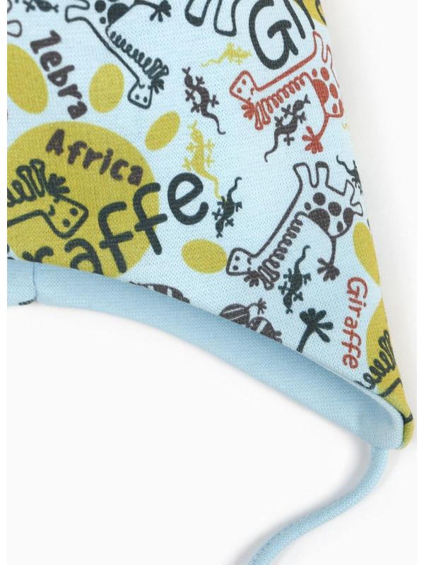 Шапочка для мальчика, цвет голубой, размер 44-46