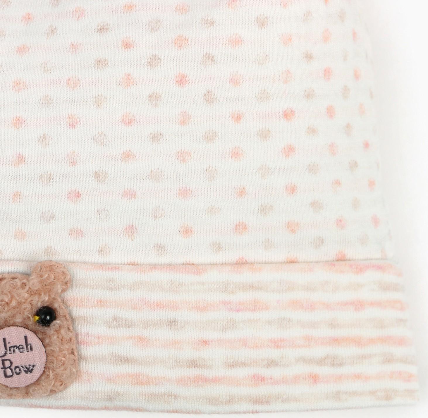 Шапочка для девочки, цвет светло-розовый, размер 40-42