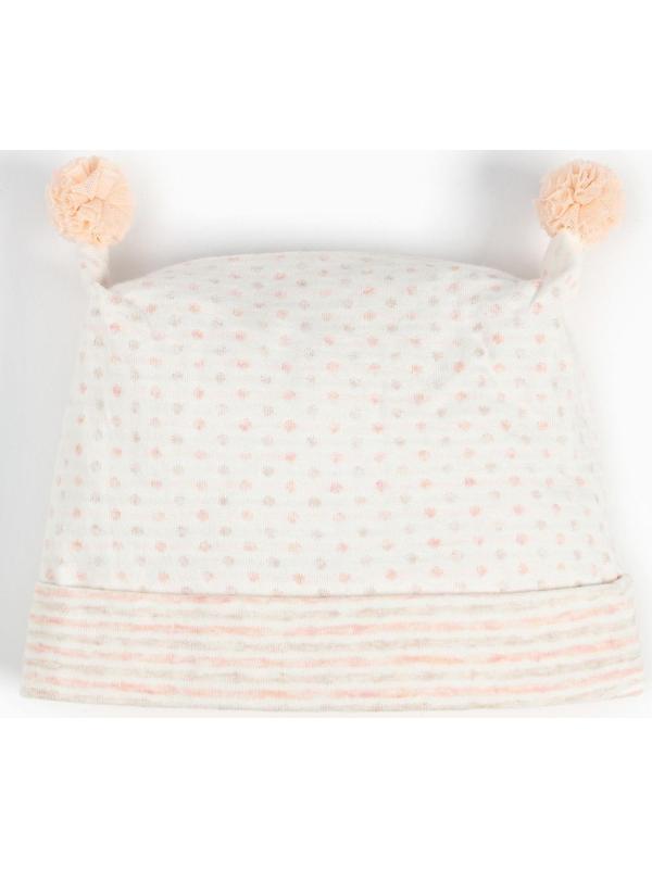 Шапочка для девочки, цвет светло-розовый, размер 40-42