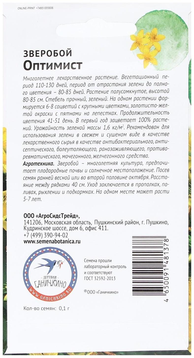 Семена Зверобой 