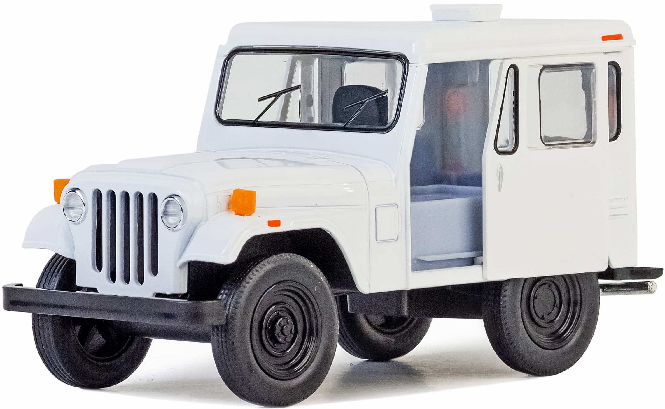 Металлическая машинка Kinsmart 1:26 «1971 Jeep DJ-5B (Dispatcher)» KT5433D, инерционный / Белый