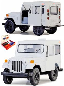 Металлическая машинка Kinsmart 1:26 «1971 Jeep DJ-5B (Dispatcher)» KT5433D, инерционный / Белый