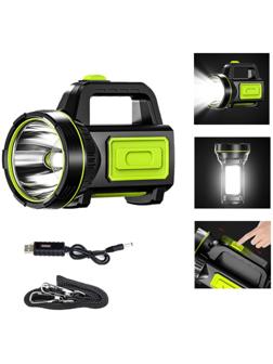 Фонарь прожекторный аккумуляторный, 10 Вт, 1500 мАч, LED, COB, 2 режима, 15 х 5.7 х 8.5 см