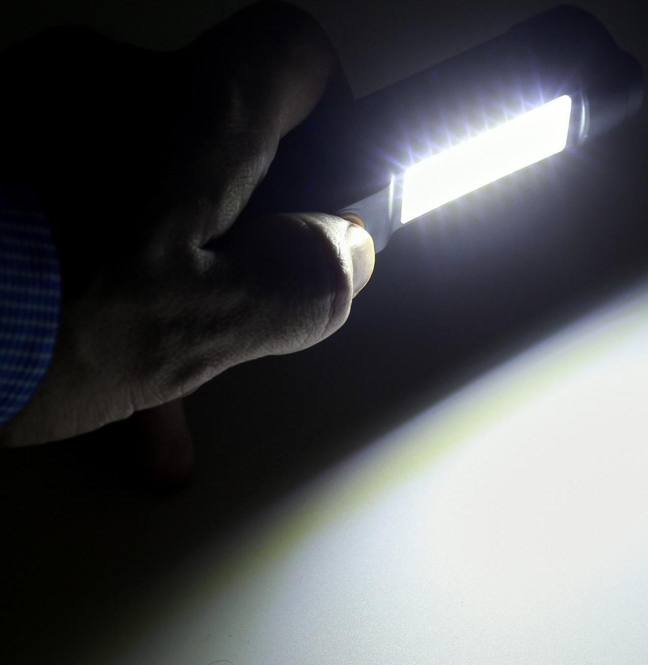 Фонарь ручной аккумуляторный, 5 Вт, 400 мАч, XPE, COB, zoom, 4 режима, Type-C