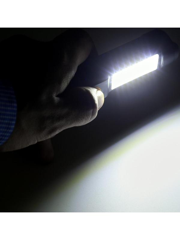 Фонарь ручной аккумуляторный, 5 Вт, 400 мАч, XPE, COB, zoom, 4 режима, Type-C