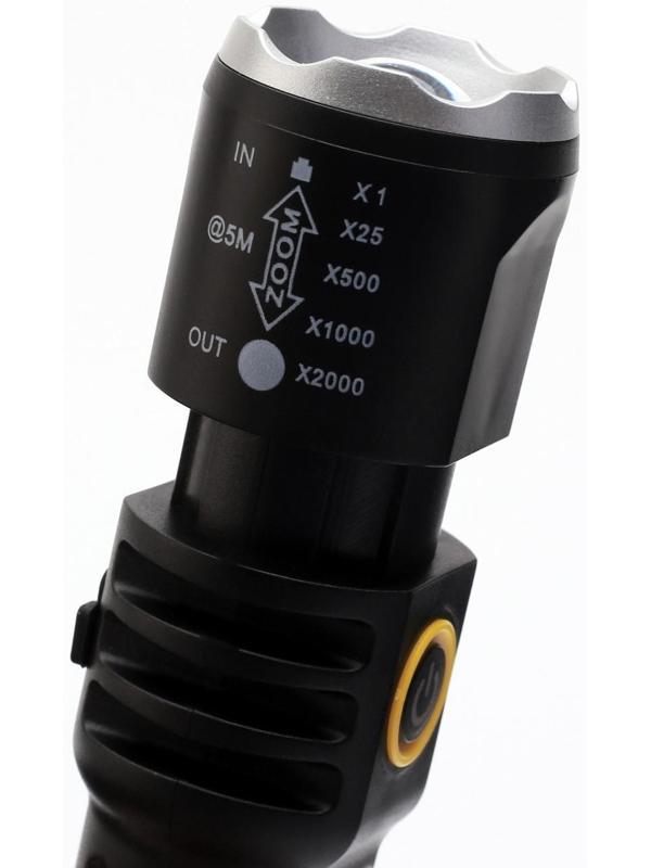 Фонарь ручной аккумуляторный, 5 Вт, 400 мАч, XPE, COB, zoom, 4 режима, Type-C