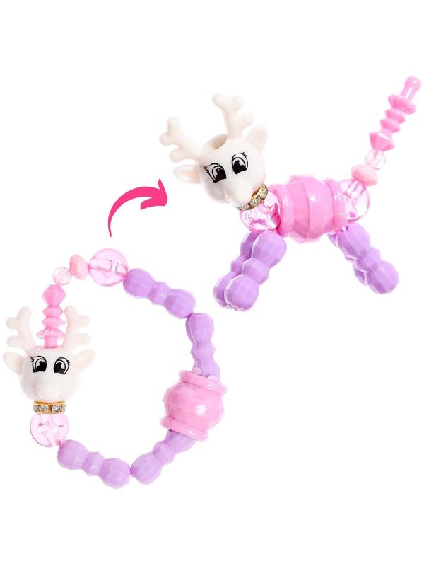 Игрушка-браслет «Фанни петс» с наклейками, олененок