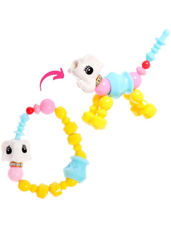 Игрушка-браслет «Фанни петс» с наклейками, слоник