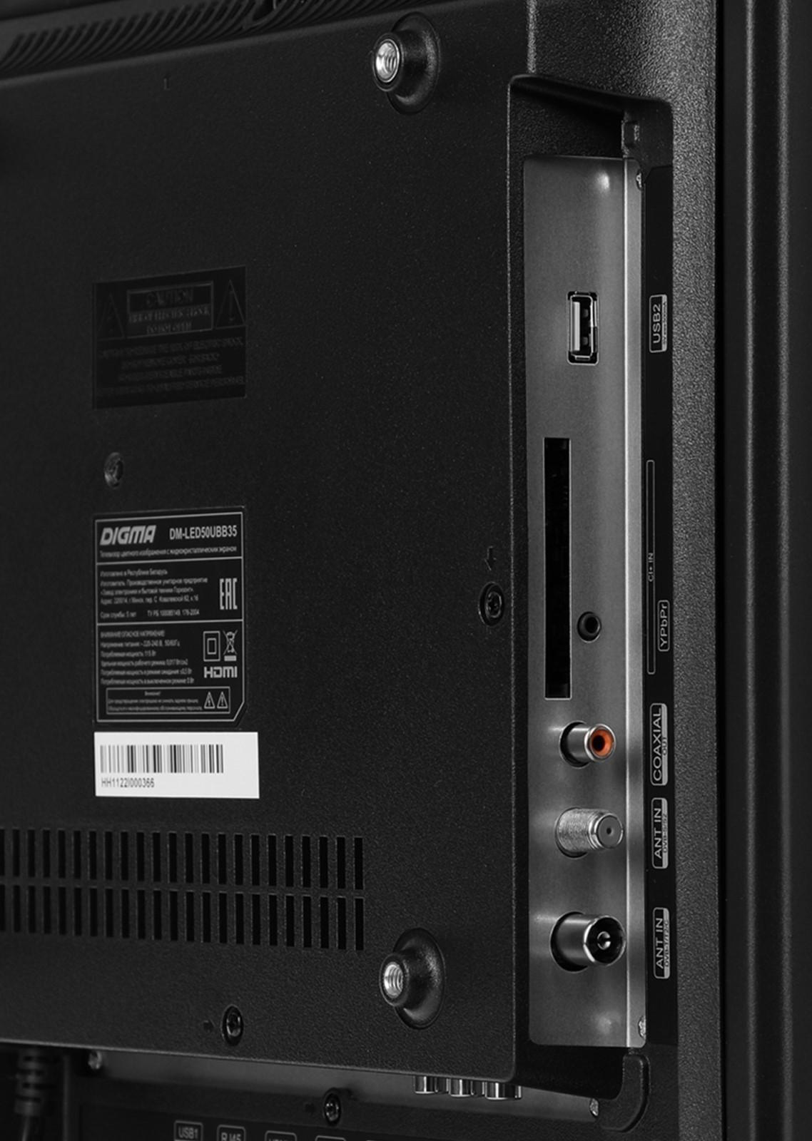 Телевизор Digma DM-LED50UBB35, 50