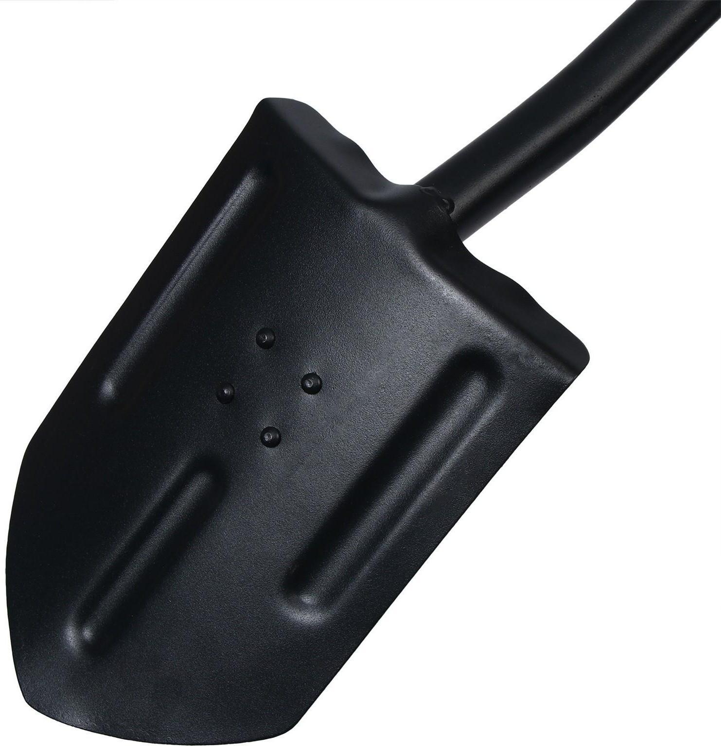 Лопата автомобильная, складной черенок, с ручкой, в чехле