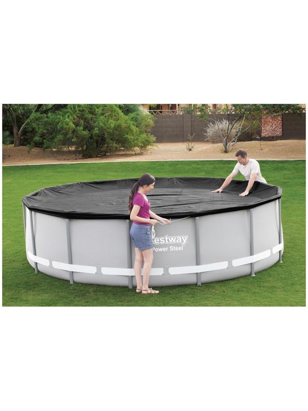 Тент для каркасных бассейнов 427 см 58248