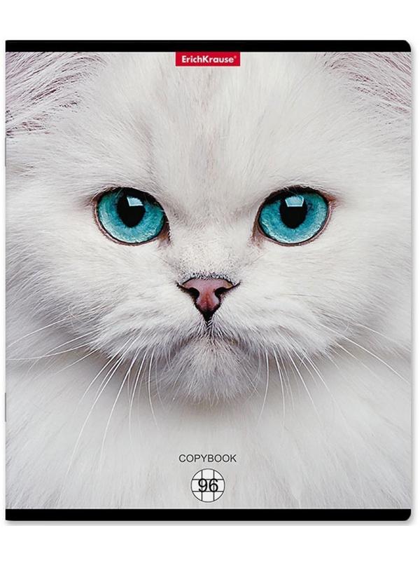Тетрадь 96л кл ErichKrause Cats, матовая ламинация / Микс 1 шт.