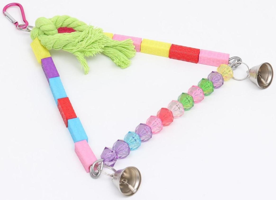 Качели для птиц, 20 х 16 см, микс цветов