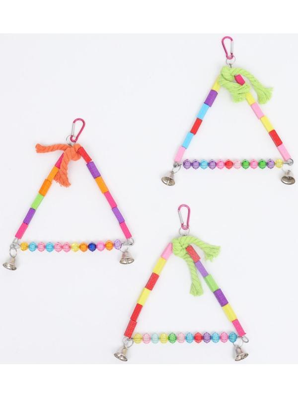 Качели для птиц, 20 х 16 см, микс цветов