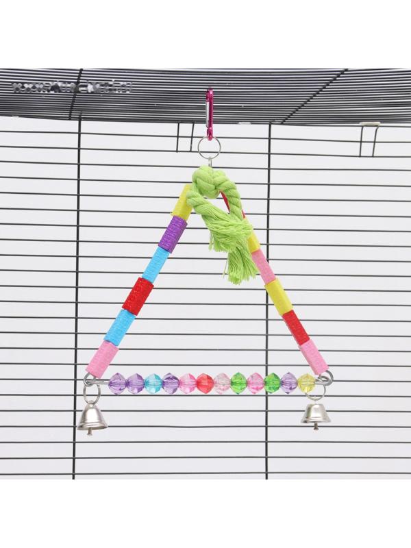 Качели для птиц, 20 х 16 см, микс цветов