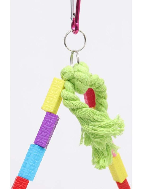 Качели для птиц, 20 х 16 см, микс цветов