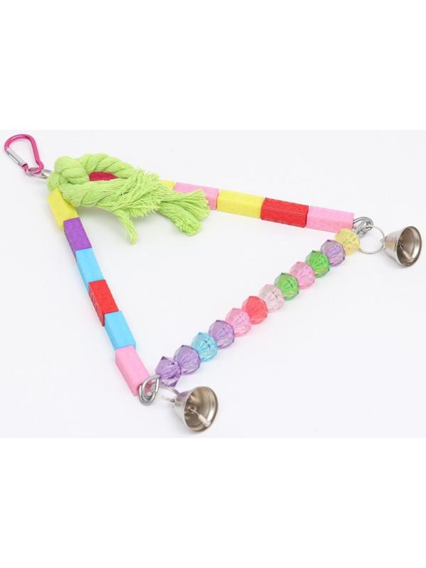 Качели для птиц, 20 х 16 см, микс цветов