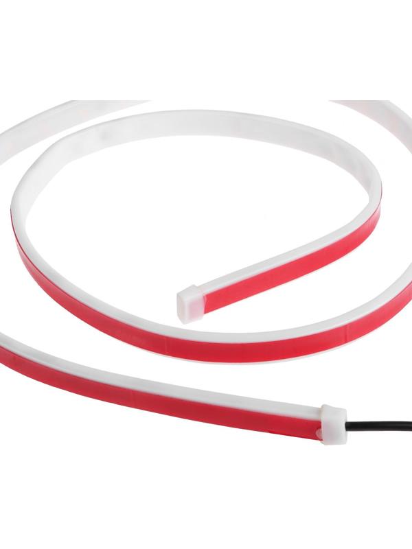 Подсветка двери, 12В, 120 см, красно-белая, самоклеящаяся, набор 2 шт