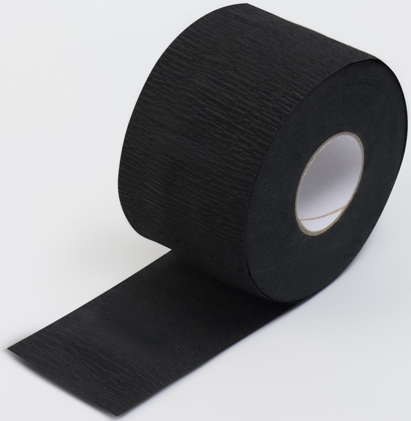 Воротнички бумажные, 85 шт в рулоне, цвет чёрный