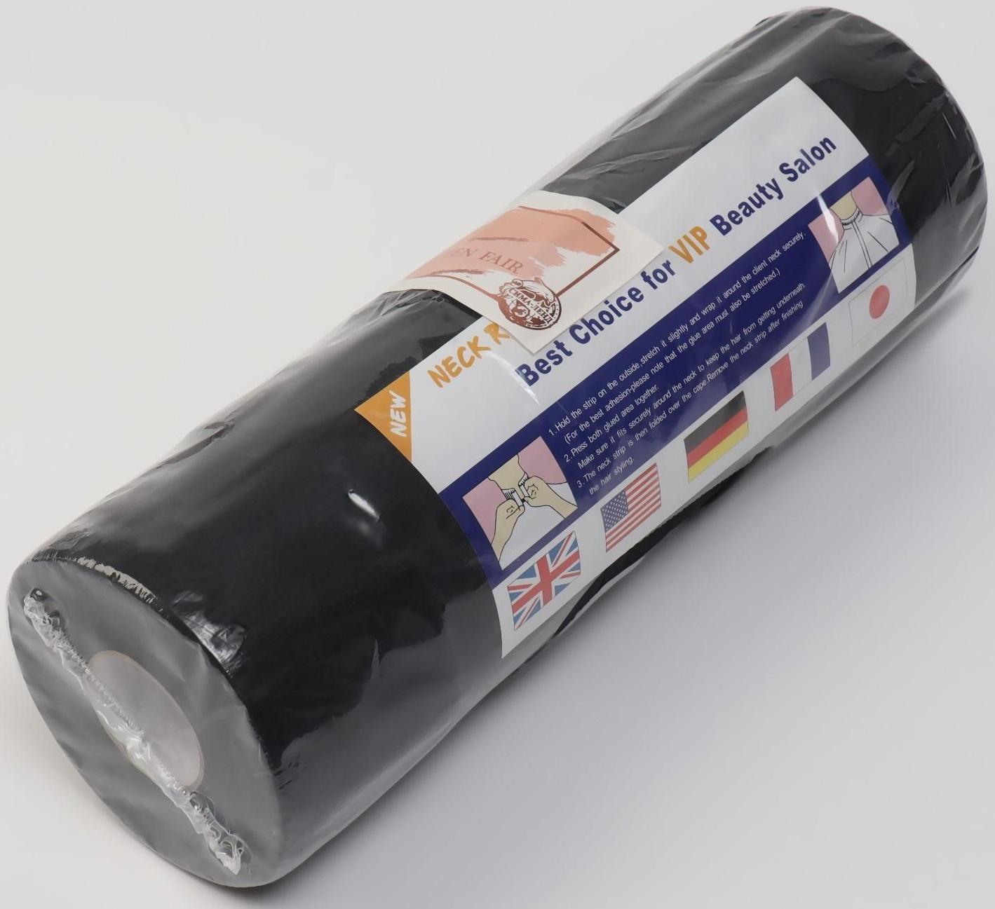 Воротнички бумажные, 85 шт в рулоне, цвет чёрный